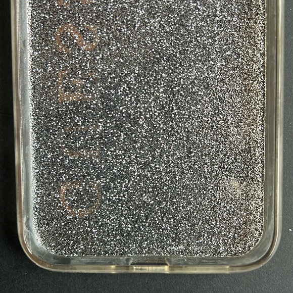 GUESS💫 Gold Pink Glitter Gradient Case /Cover iPhone 11 Pro - Picture 11 of 12